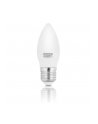 Whitenergy Żarówka LED | 10xSMD2835| C37| E27 | 5W | 230V |ciepłe biała| mleczne - nr 12