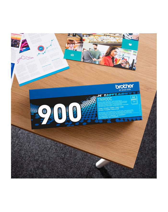 Toner Brother TN900C cyan | 6 000str | HL-L9200CDWT główny