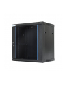 Digitalbox START.LAN szafa wisząca rack 19'' 12U 600x450mm czarna (drzwi przednie szklane) - nr 10