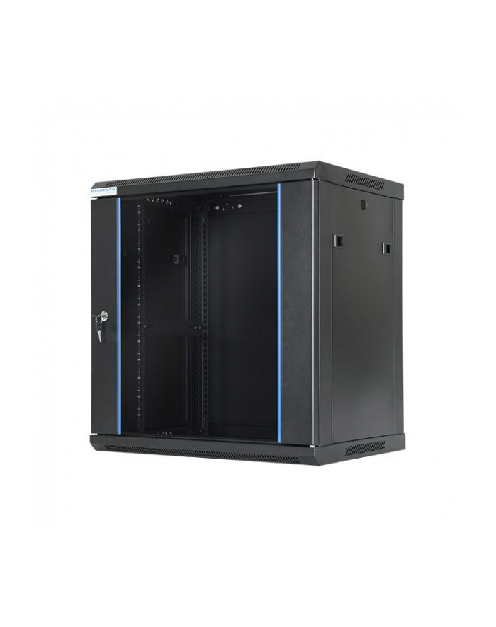 Digitalbox START.LAN szafa wisząca rack 19'' 12U 600x450mm czarna (drzwi przednie szklane) główny