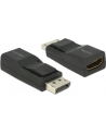 Delock Adapter Displayport 1.2 męski > HDMI żeński 4K pasywne czarny - nr 8
