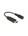 Delock Adapter/przejściówka USB Type-C (M) > Stereo Jack żeński, 14 cm - nr 1
