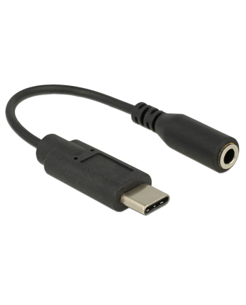 Delock Adapter/przejściówka USB Type-C (M) > Stereo Jack żeński, 14 cm