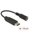 Delock Adapter/przejściówka USB Type-C (M) > Stereo Jack żeński, 14 cm - nr 9