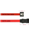Delock Przewód SATA FLEXI 6 Gb/s o dł. 20 cm, czerwony, metalowe zaciski - nr 6