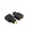 Techly Adapter Micro-D HDMI na HDMI M/F czarny - nr 4