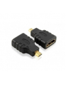 Techly Adapter Micro-D HDMI na HDMI M/F czarny - nr 5