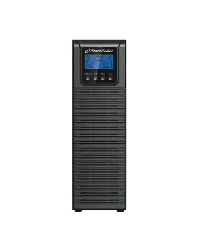 Power Walker UPS On-Line 3000VA, TGS, 3x IEC, USB/RS-232, LCD, Tower, EPO główny