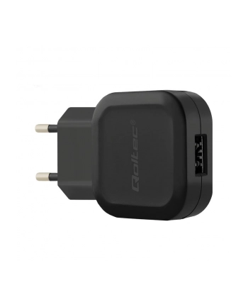 Qoltec Ładowarka sieciowa | 12W | 5V | 2.4A | USB + kabel USB typC