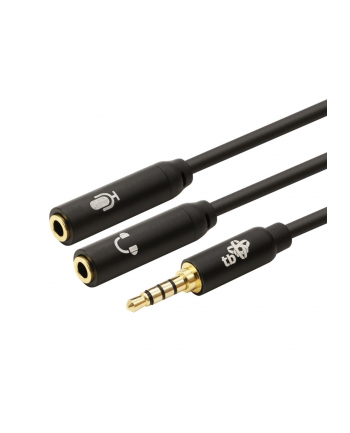 TB Kabel 3,5mm MiniJack - 2x 3,5mm MiniJack M/F adapter 30cm