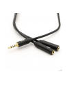 TB Kabel 3,5mm MiniJack - 2x 3,5mm MiniJack M/F adapter 30cm - nr 3