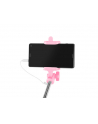 NATEC Selfie stick Monopod przewodowy różowy SF-20W - nr 18