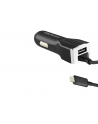 Qoltec Ładowarka samochodowa | 12V-24V | 5V/3.4A | USB + USB typC - nr 8
