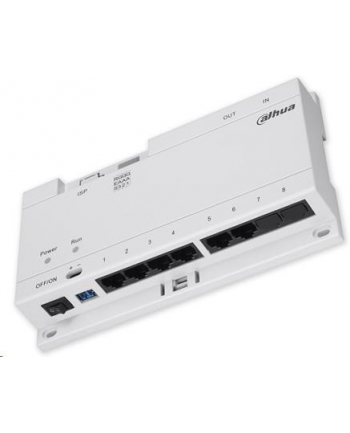 Switch PoE Dahua VTNS1060A (6-kanałowy  Kaskada do 30 poziomów  DC24V  Max 45W)