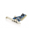 Digitus Kontroler Firewire (400) PCI, 2x6pin. 1x4pin Wew., 1x6pin Zew. IEEE1394a - nr 4