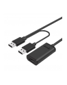 Unitek Przedlużacz aktywny USB 2.0, 10m, Y-278 czarny - nr 6