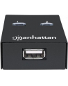 Przełącznik Manhattan USB 2.0 2/1, czarny - nr 23