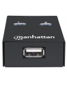 Przełącznik Manhattan USB 2.0 2/1, czarny - nr 29
