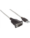 Kabel adapter Manhattan USB/COM RS232 0,45m - nr 33
