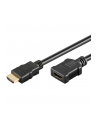 Techly Kabel przedłużacz monitorowy HDMI-HDMI M/F 1,8m czarny - nr 1