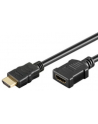 Techly Kabel przedłużacz monitorowy HDMI-HDMI M/F 1,8m czarny - nr 3