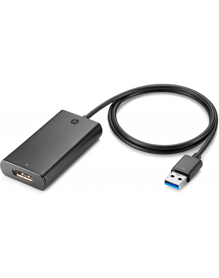 HP - External video adapter - USB 3.0 - DisplayPort - for EliteDisplay E202, E220, E222, E240, E242, E272; ProDesk 600 G2; ProOne 400 G2, 600 G2 główny