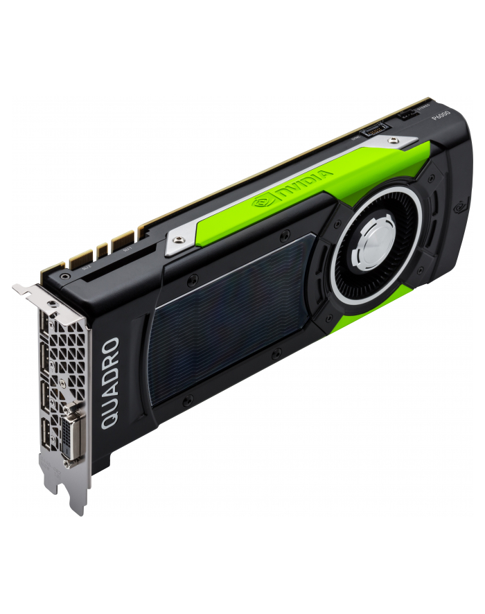 HP NVIDIA Quadro P6000 - Graphics card - Quadro P6000 - 24 GB GDDR5X - PCIe 3.0 x16 - DVI, 4 x DisplayPort - for Workstation Z240, Z440 główny