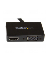 StarTech.com Travel A/V adapter: DisplayPort to HDMI or VGA - Video converter - DisplayPort - black - nr 20