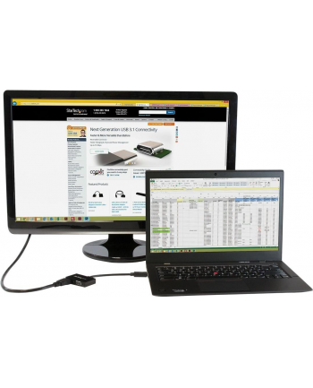 StarTech.com Travel A/V adapter: DisplayPort to HDMI or VGA - Video converter - DisplayPort - black