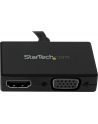 StarTech.com Travel A/V adapter: DisplayPort to HDMI or VGA - Video converter - DisplayPort - black - nr 35