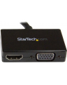 StarTech.com Travel A/V adapter: DisplayPort to HDMI or VGA - Video converter - DisplayPort - black - nr 4