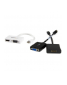 StarTech.com Travel A/V adapter: 2-in-1 Mini DisplayPort to HDMI or VGA converter - Video converter - DisplayPort - white - for Apple MacBook Air; MacBook Pro - nr 17