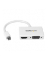 StarTech.com Travel A/V adapter: 2-in-1 Mini DisplayPort to HDMI or VGA converter - Video converter - DisplayPort - white - for Apple MacBook Air; MacBook Pro - nr 1
