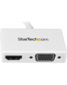 StarTech.com Travel A/V adapter: 2-in-1 Mini DisplayPort to HDMI or VGA converter - Video converter - DisplayPort - white - for Apple MacBook Air; MacBook Pro - nr 3