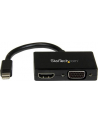 StarTech.com Travel A/V adapter: 2-in-1 Mini DisplayPort to HDMI or VGA converter - Video converter - DisplayPort - black - nr 13