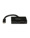 StarTech.com Travel A/V adapter: 2-in-1 Mini DisplayPort to HDMI or VGA converter - Video converter - DisplayPort - black - nr 1