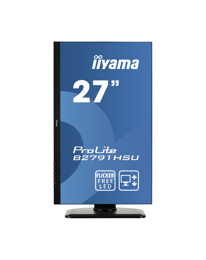 IIYAMA 27'' B2791HSU-B1 TN,FHD,75Hz,HDMI,DP,USB główny