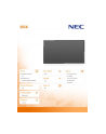 NEC 65' MultiSync E656 S-PVA 1920x1080 350cd/m2 - nr 20