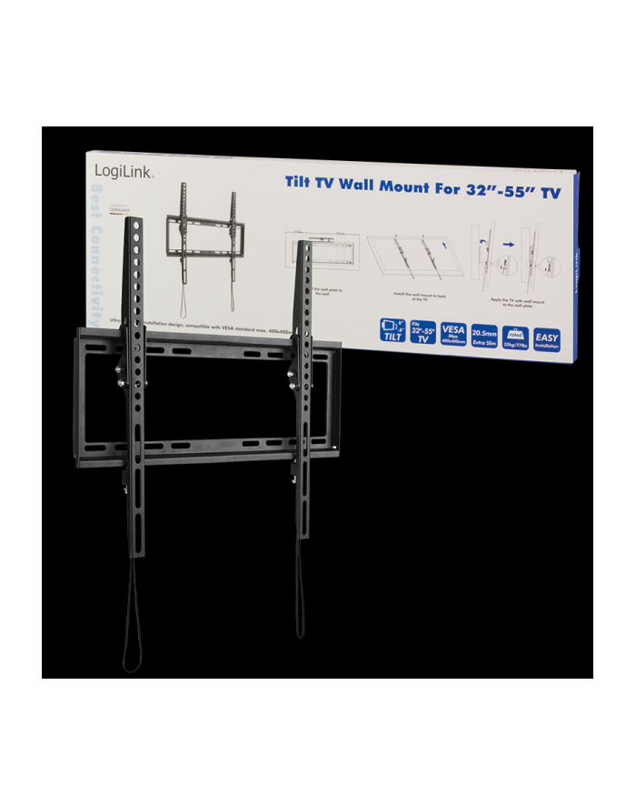 LogiLink Uchwyt ścienny LCD/LED VESA 400x400, 32-55' główny