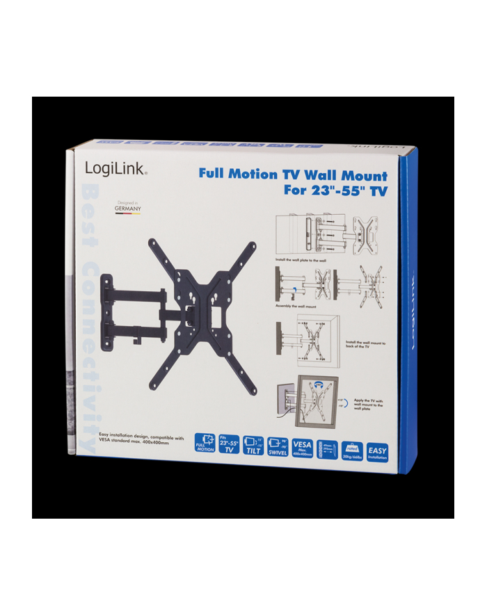 LogiLink Uchwyt ścienny LCD/LED VESA, 23-55', max. 30kg główny