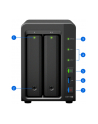 Synology Inc. Synology DS718+, 2-Bay SATA 3G, Celeron 1,5GHz, 2GB RAM, 2x GbE LAN, 3xUSB 3.0 - nr 43