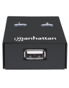 Przełącznik Manhattan USB 2.0 2/1, czarny - nr 11