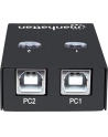 Przełącznik Manhattan USB 2.0 2/1, czarny - nr 24