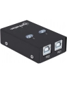 Przełącznik Manhattan USB 2.0 2/1, czarny - nr 31