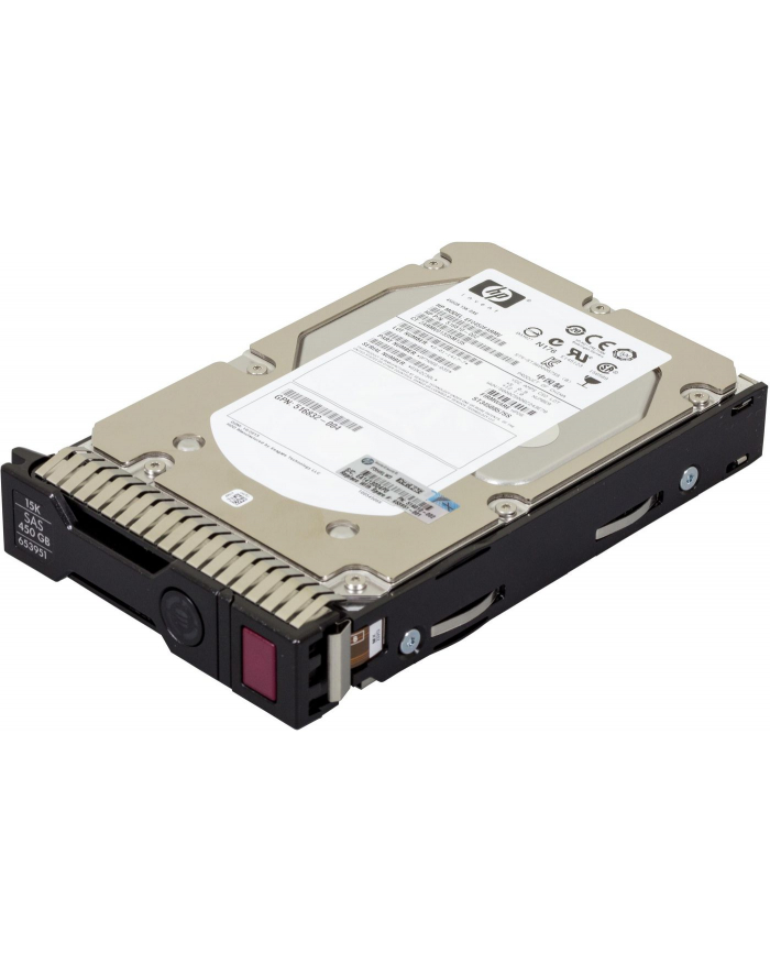 HEWLETT PACKARD - ESG HP HDD 450GB 15k SAS LFF 3.5 6G SC HTPL Ent 3y G8 653951-001 652615-B21 główny