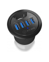 IcyBox Hub do Biurka 4xUSB 3.0, kabel 120 cm USB 3.0 - nr 35