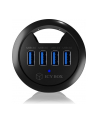 IcyBox Hub do Biurka 4xUSB 3.0, kabel 120 cm USB 3.0 - nr 37