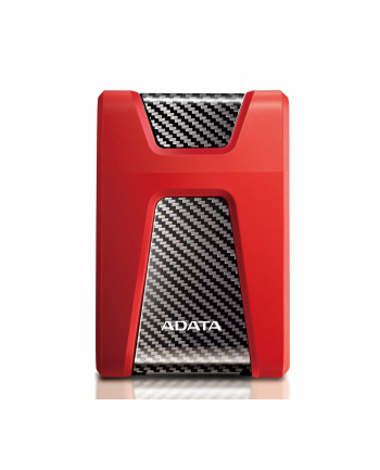 ADATA HDD 2TB 2,5'' USB 3.0 DashDrive Durable HD650, czerwony (gumowy, odporna na uderzenia)
