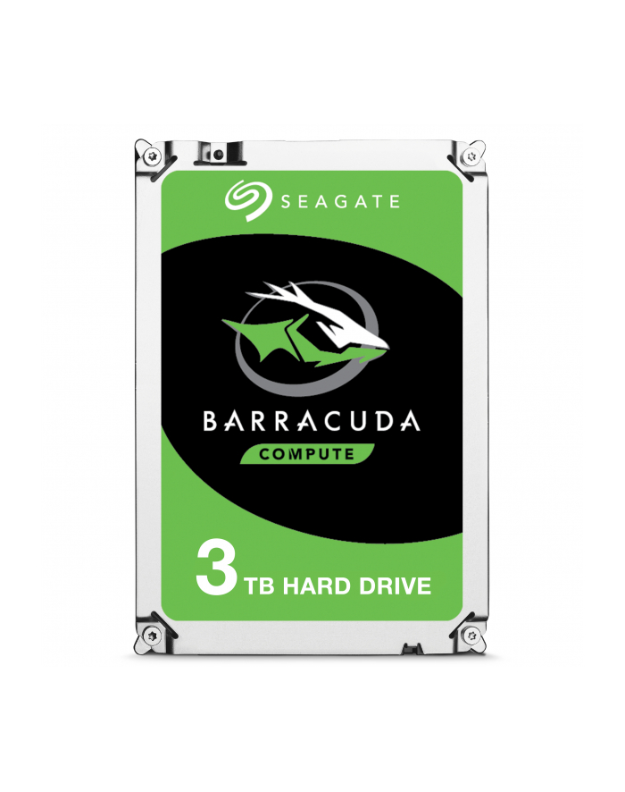 Dysk Seagate BarraCuda, 3.5'', 3TB, SATA/600, 256MB cache główny
