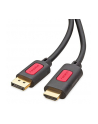 Sharkoon DisplayPort 1.2 to HDMI 4K - Active - 1m - white - nr 1